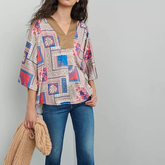 Anthropologie Tops - Anthropologie FELICITY Tunic Blouse